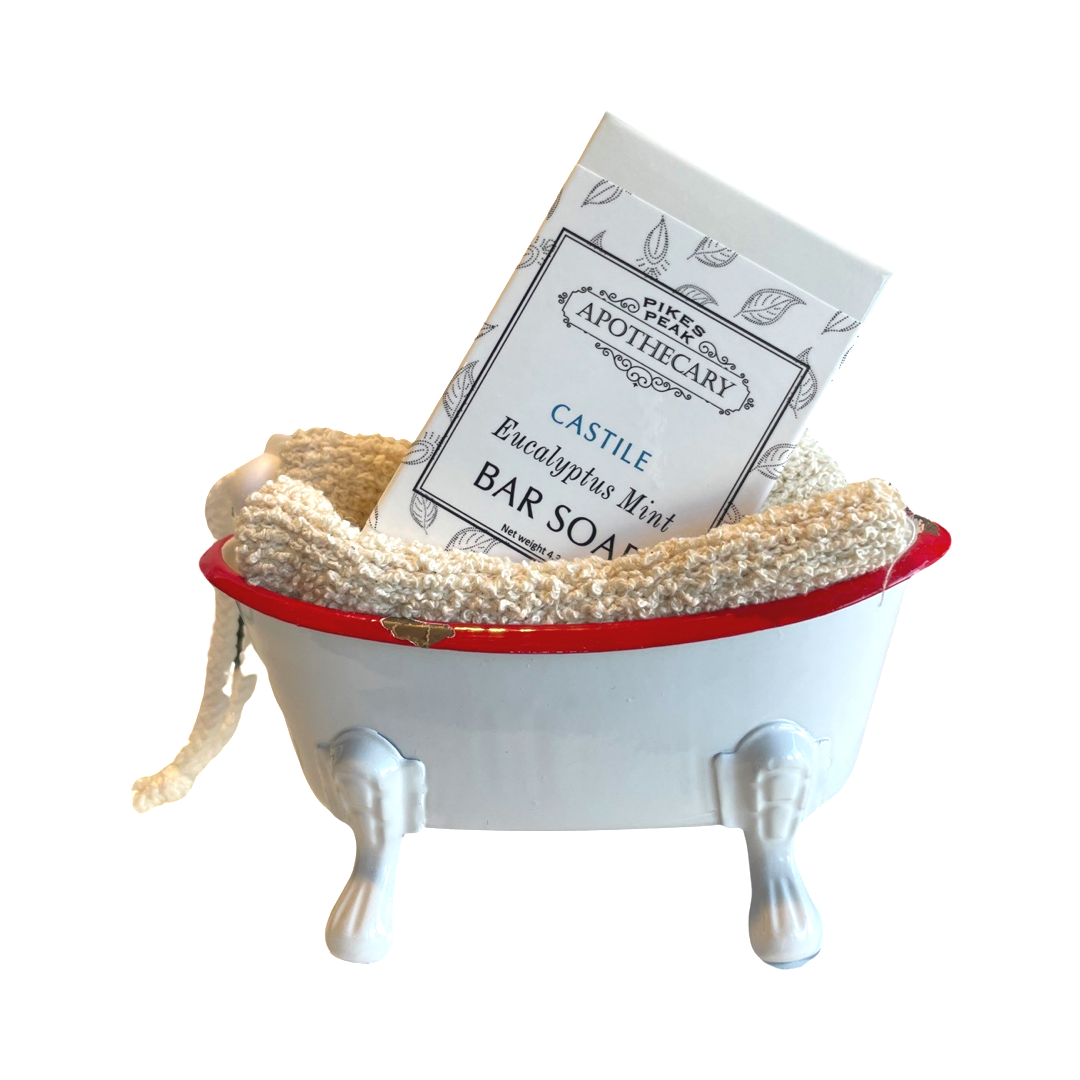 Bathtub Dish & Soap Gift
