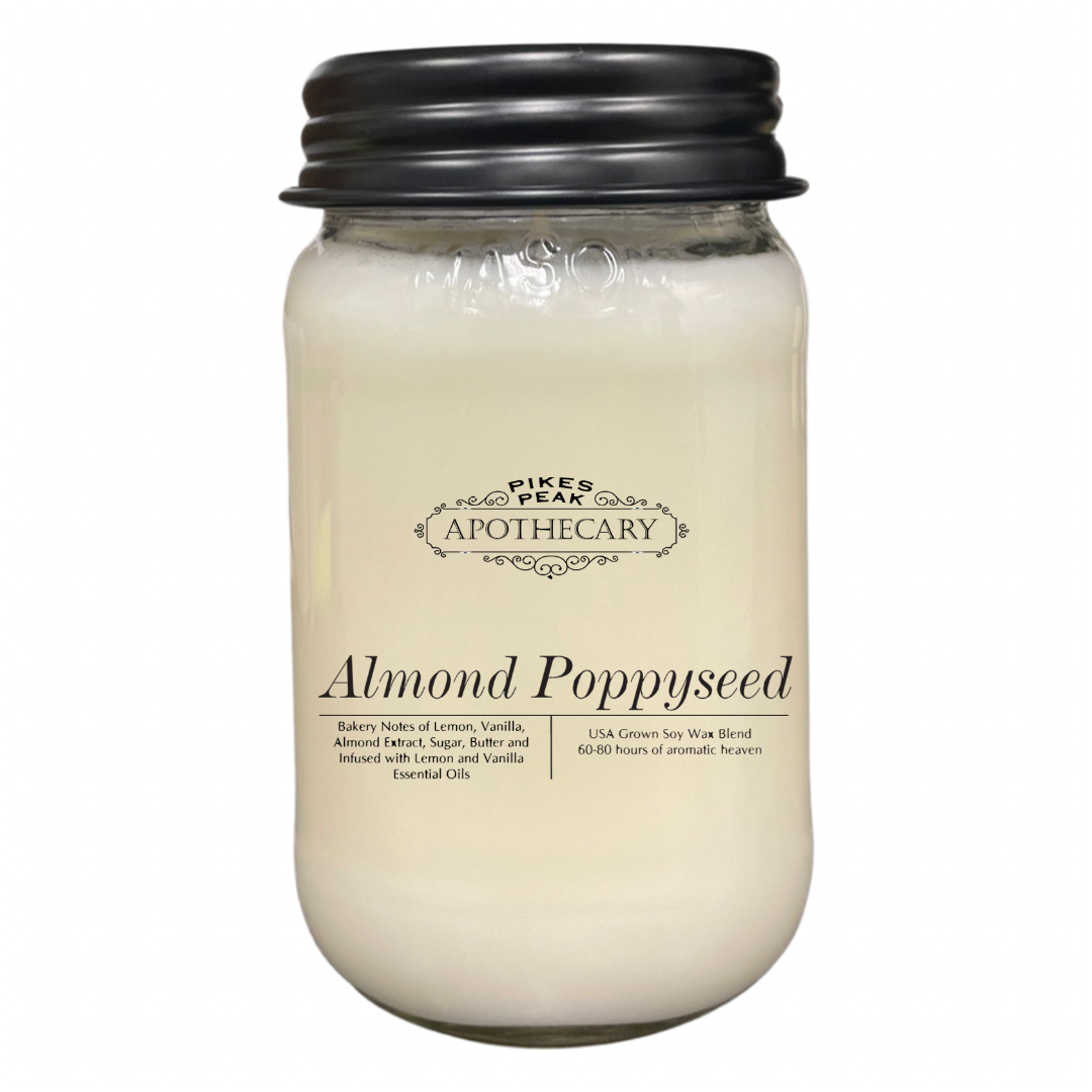 Almond Poppyseed Farmhouse Candle