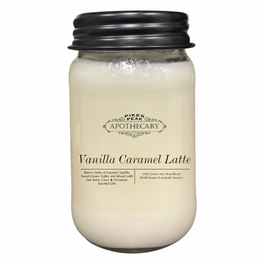 Vanilla Caramel Latte Farmhouse Candle