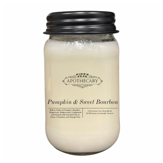 Pumpkin & Sweet Bourbon Farmhouse Candle