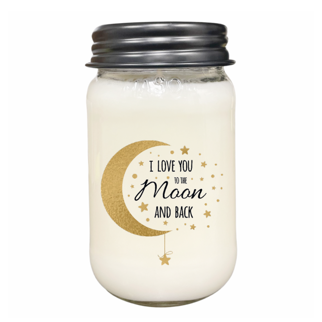I Love You To the Moon and Back Gratitude Candle