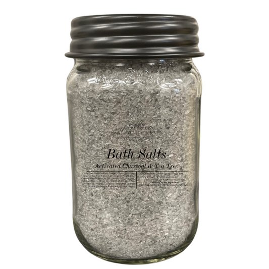 Bath Salts - Activated Charcoal & Tea Tree